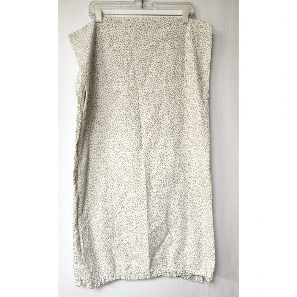 West Elm set of 2 gray  and yellow/gold patterned King pillowcases  38